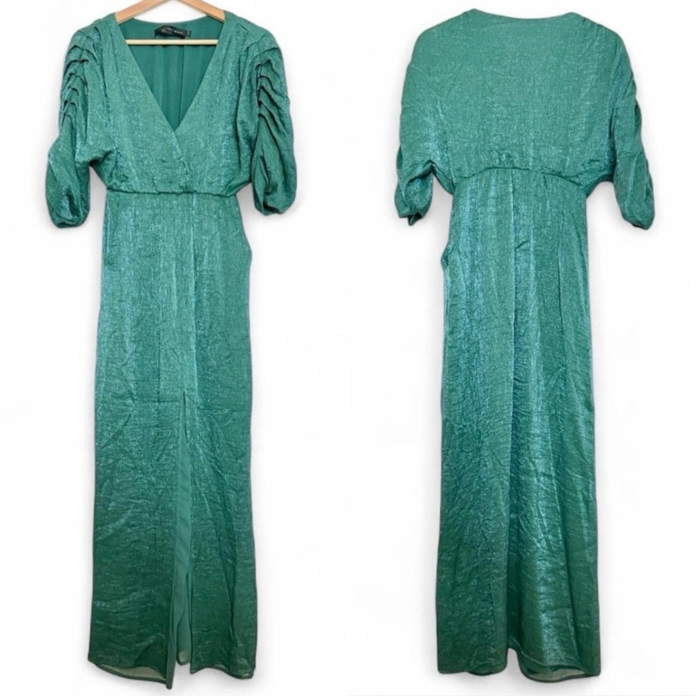 House of Harlow 1960 x Revolve Emerald Rhea Maxi Dress {XS} - Picture 3 of 8